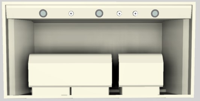 Vent-A-Hood® Designer Series 48" Biscuit Wall Mounted Range Hood-1