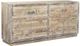Classic Home Alta Antique White Carved Panel Sideboard-0