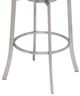 Armen Living Viper White/Stainless Steel 26" Bar Stool-1