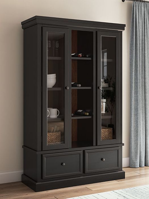 Signature Design by Ashley® Chadworth Black/Brown Curio-1