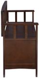 Linon Cynthia Walnut Storage Bench-5