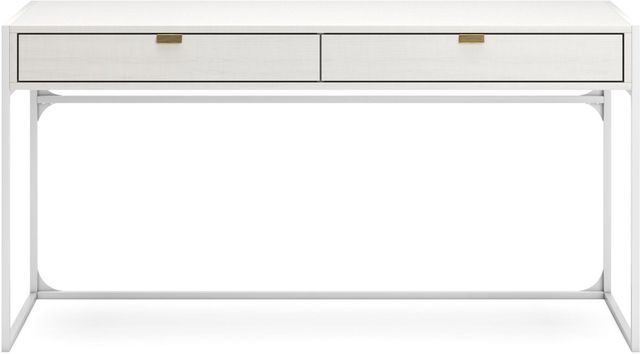 Signature Design by Ashley® Deznee White 2 Drawer Office Desk-1