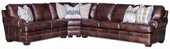 Mayo Customizable 1187L 3-Piece Leather Sectional