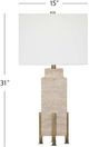 Bassett Mirror Iris Beige Table Lamp-3