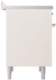 Ilve® Nostalgie II Series 36" Antique White Pro Style Induction Range-4
