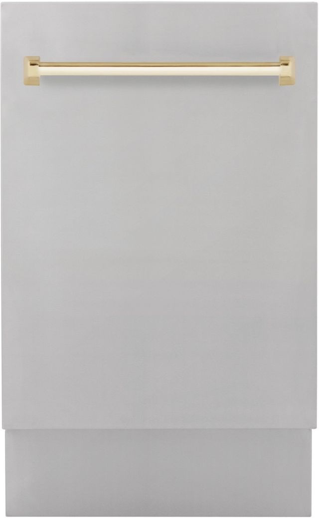 ZLINE Autograph Edition 18" Stainless Steel Built In Dishwasher