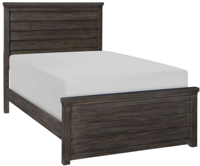 Legacy Kids Teen Bunkhouse Aged Barnwood Twin Panel Bed-0
