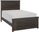 Legacy Kids Teen Bunkhouse Aged Barnwood Twin Panel Bed-0
