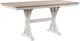 Winners Only® Prescott Brown Top Counter Dining Table with White Base-0