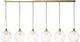 Harp & Finial® Luca Brass/Clear Glass Globes Large Chandelier-0