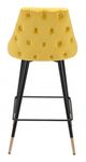 Zuo® Piccolo Yellow Counter Chair-3