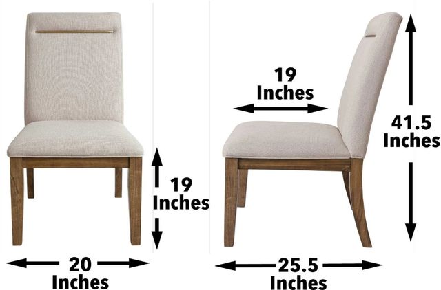 Steve Silver Co. Garland Beige/Toffee Dining Side Chair-2