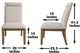 Steve Silver Co. Garland Beige/Toffee Dining Side Chair-2