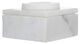 A & B Home White Marble Box-1