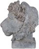 A & B Home Aged Gray Lion Planter-2
