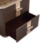 Michael Amini® West Kensington Medium Espresso 2-Drawer Nightstand-3