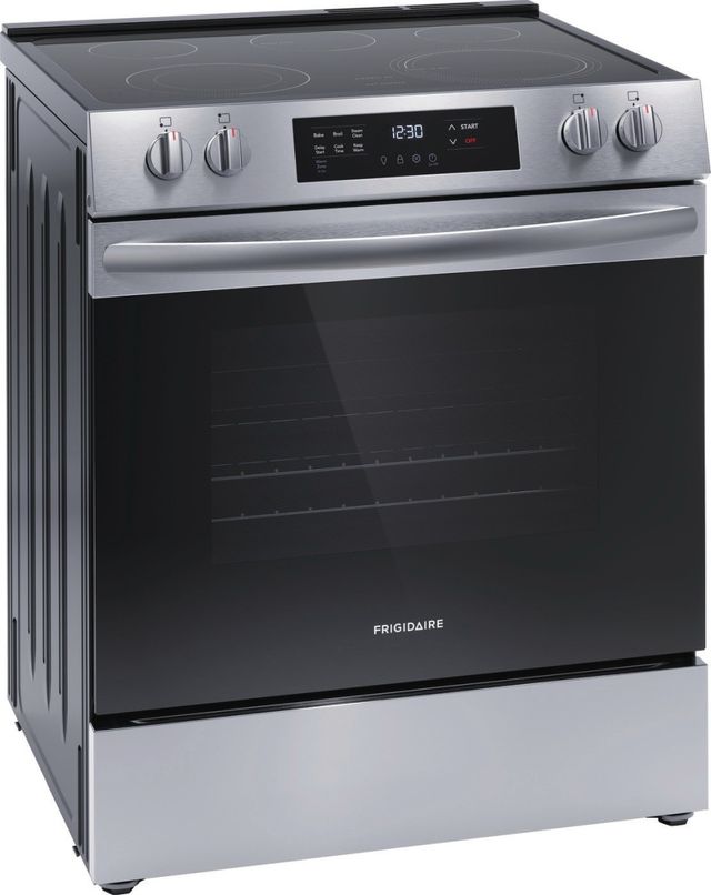 Frigidaire® 30"  Stainless Steel Slide-In Electric Range with Steam Clean-3