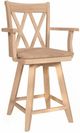 John Thomas Furniture® Customizable Select 24" Swivel Counter Stool-0