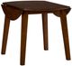 Jofran Inc. Simplicity Caramel Round Dropleaf Table-3