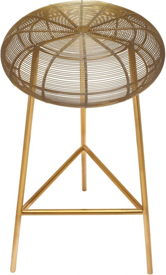 Meridian Furniture Tuscany Gold Bar Stool-2