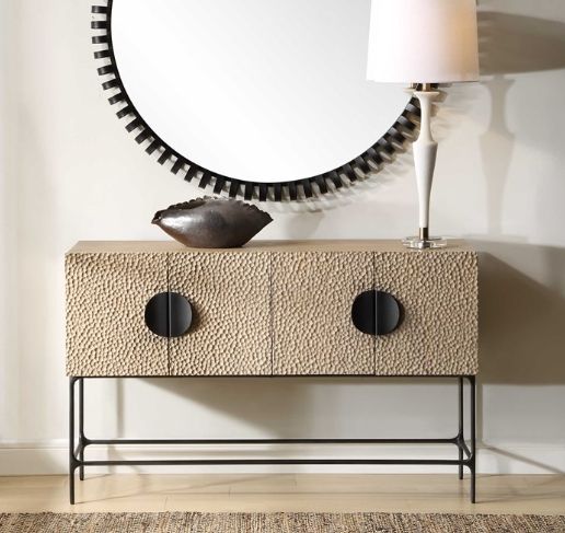 Uttermost® Lunar Brown Cabinet-1