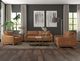 International Furniture Direct Olivio Cognac Arm Chair-1
