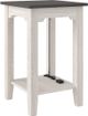 Signature Design by Ashley® Dorrinson Gray Chairside End Table with Antique White Base-1