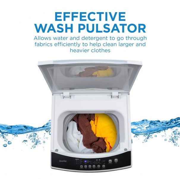 Danby® 3.0 Cu. Ft. White Top Load Washer-2