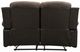 Homelegance® Cranley Chocolate Manual Double Reclining Loveseat-3