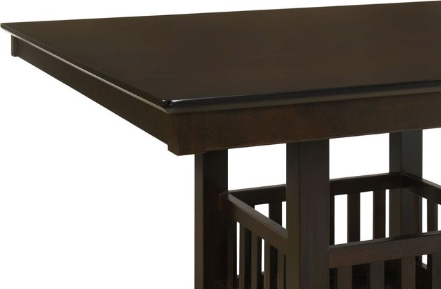 Coaster® Jaden Espresso Square Counter Height Table With Storage-3