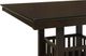Coaster® Jaden Espresso Square Counter Height Table With Storage-3