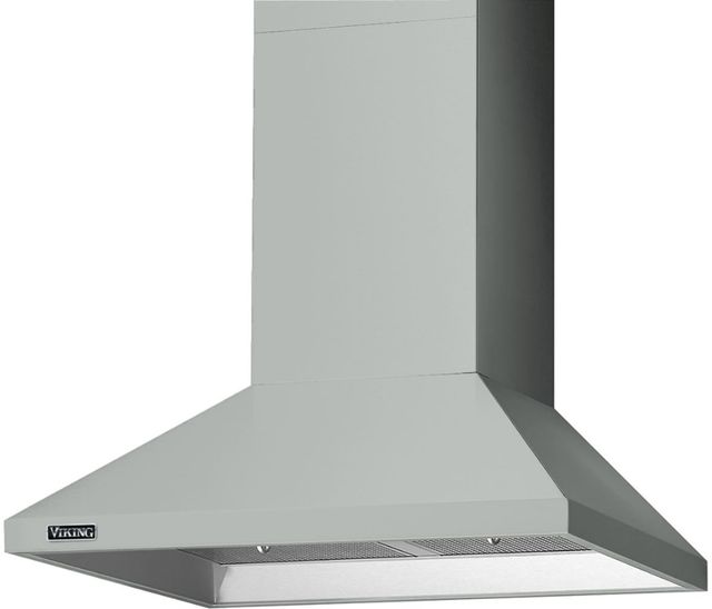 Viking® 3 Series 30" Arctic Grey Chimney Wall Hood-0