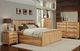 A-America® Adamstown Natural Queen Panel Storage Bed-3