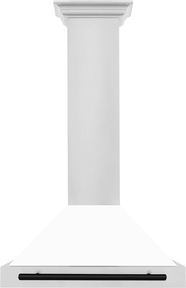 ZLINE Autograph Edition 30" White Matte Wall Mounted Range Hood -0