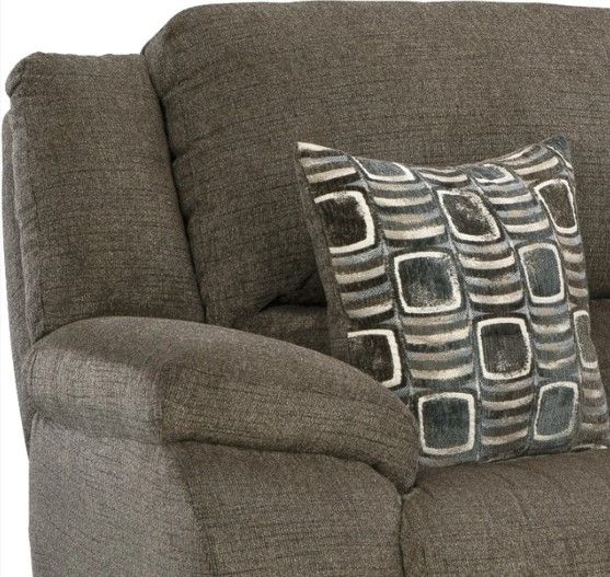 HomeStretch Santa Fe Nutmeg Double Power Reclining Sofa-2