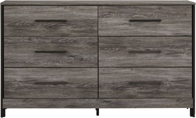 Signature Design by Ashley® Cazenfeld 5-Piece Black/Gray King/California King Panel Headboard Set-2
