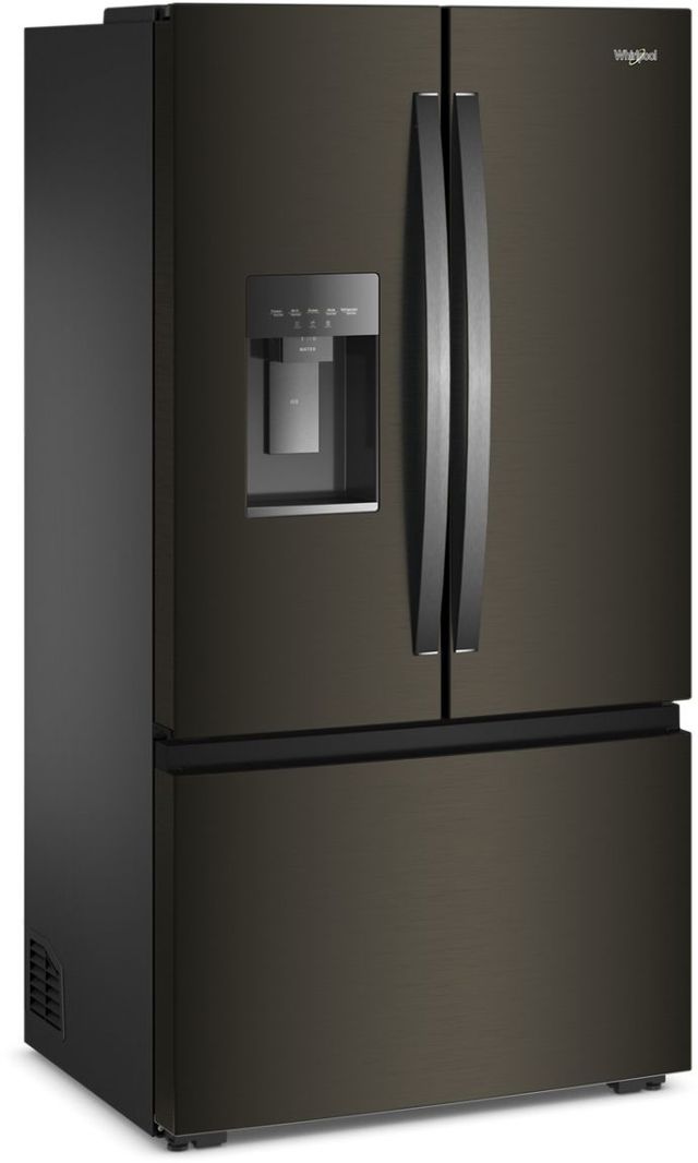 Whirlpool® 36" 23.4 Cu. Ft. Fingerprint Resistant Black Stainless Steel Counter Depth French Door Refrigerator -2