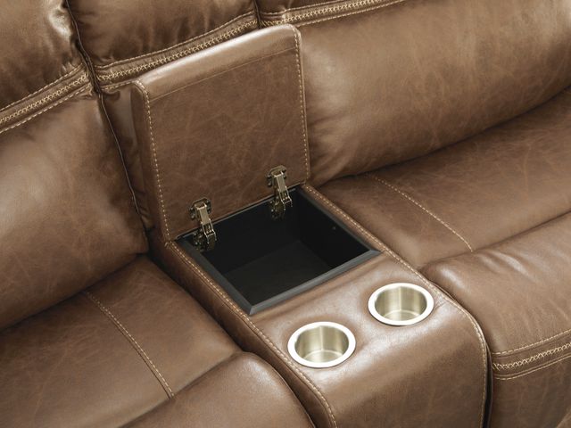 Signature Design by Ashley® Glenvale 6-Piece Chocolate Reclining Sectional-3