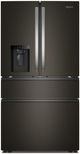Réfrigérateur à portes françaises de 36 po Whirlpool® de 28.9 pi³ - Acier inoxydable noir résistant aux traces de doigts-0