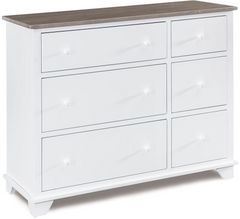 Archbold Furniture Customizable Portland Six Drawer Combo Dresser