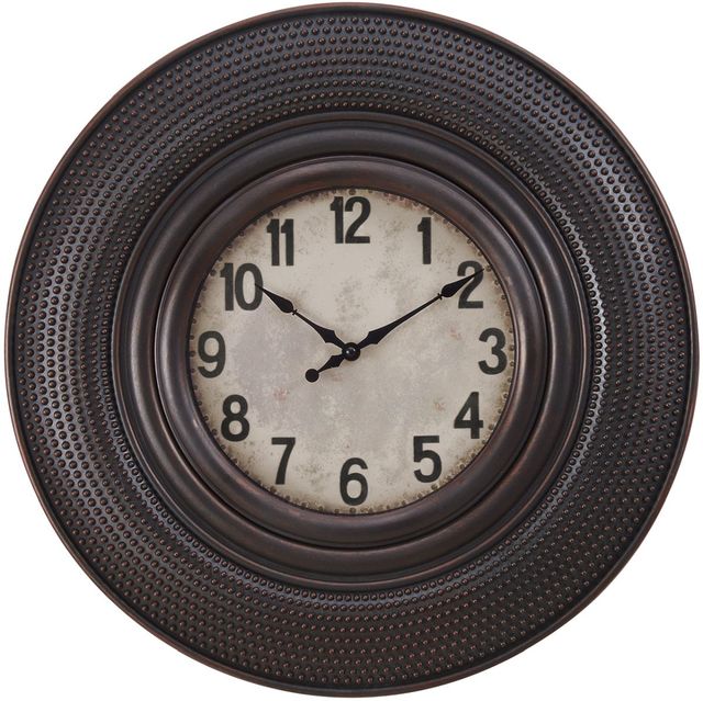 Monarch Specialties Inc. Antique Brown 20" Wall Clock-0