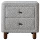 ACME Furniture Cleo Gray Boucle Nightstand-2