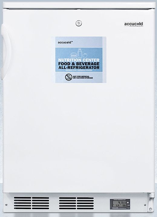 Accucold® by Summit® 24" 5.5 Cu. Ft. White Compact Refrigerator-0