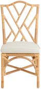 Crestview Collection Capri 2-Piece Cream/Light Natural Tan Dining Chair Set-1