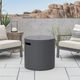 Aegean 24" Rectangle Fire Pit Table - Weathered Slate-2