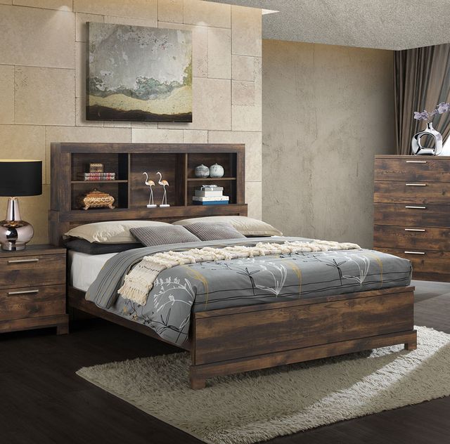 New Classic® Home Furnishings Campbell Ranchero Eastern King Bookcase Bed-2
