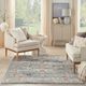 Nourison Home™ Quarry Ivory Blue 5'x7' Style 15 Area Rug-1