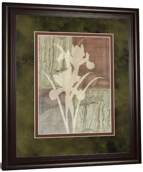 Classy Living Various Iris Silhouette 34"W Wall Art-3
