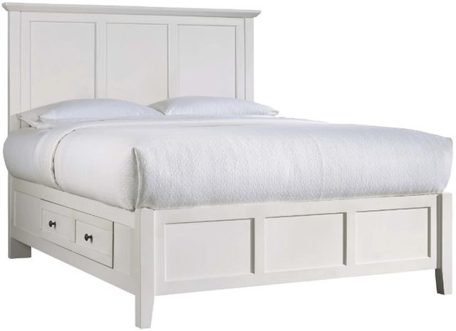 Modus Furniture Paragon White Queen Storage Panel Bed-0