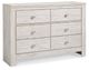 Signature Design by Ashley® Paxberry 2-Piece Whitewash Queen Panel Bed Set-3